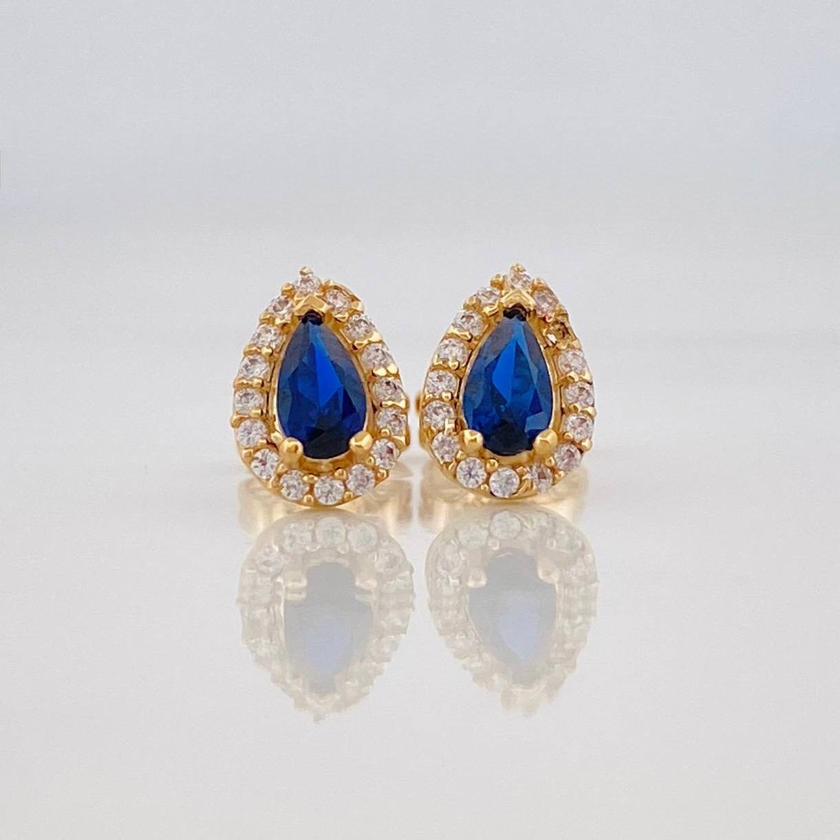 Topos Halo Gota 1.2g / in / 5.9mm Oro Amarillo 18K
