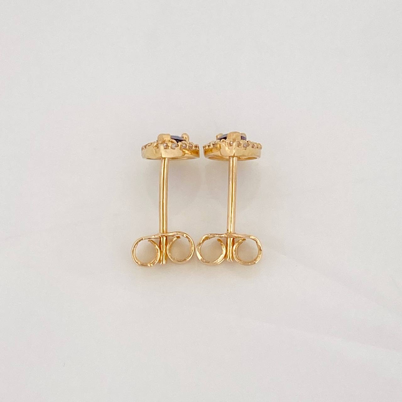 Topos Halo Gota 1.2g / in / 5.9mm Oro Amarillo 18K