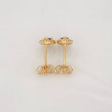 Topos Halo Gota 1.2g / in / 5.9mm Oro Amarillo 18K