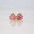 Topos Halo Corazon 1.6g / in / 6.8mm Oro Amarillo 18K