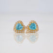 Topos Halo Corazon 1.6g / in / 6.65mm Oro Amarillo 18K