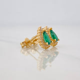 Topos Halo Gota 2.1g / in / 7.5mm Oro Amarillo 18K