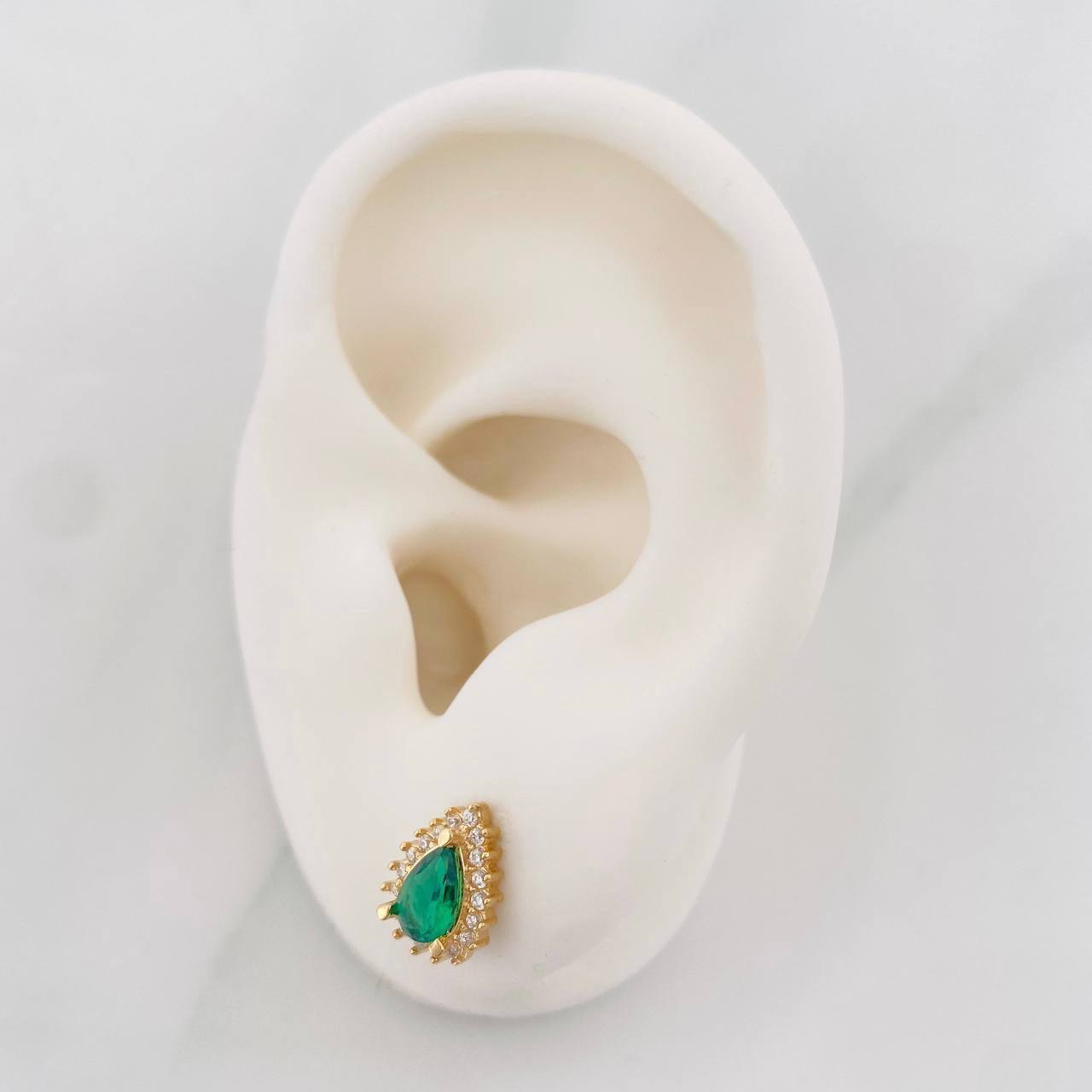 Topos Halo Gota 2.1g / in / 7.5mm Oro Amarillo 18K