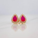 Topos Halo Gota 2.15g / in / 7.5mm Oro Amarillo 18K