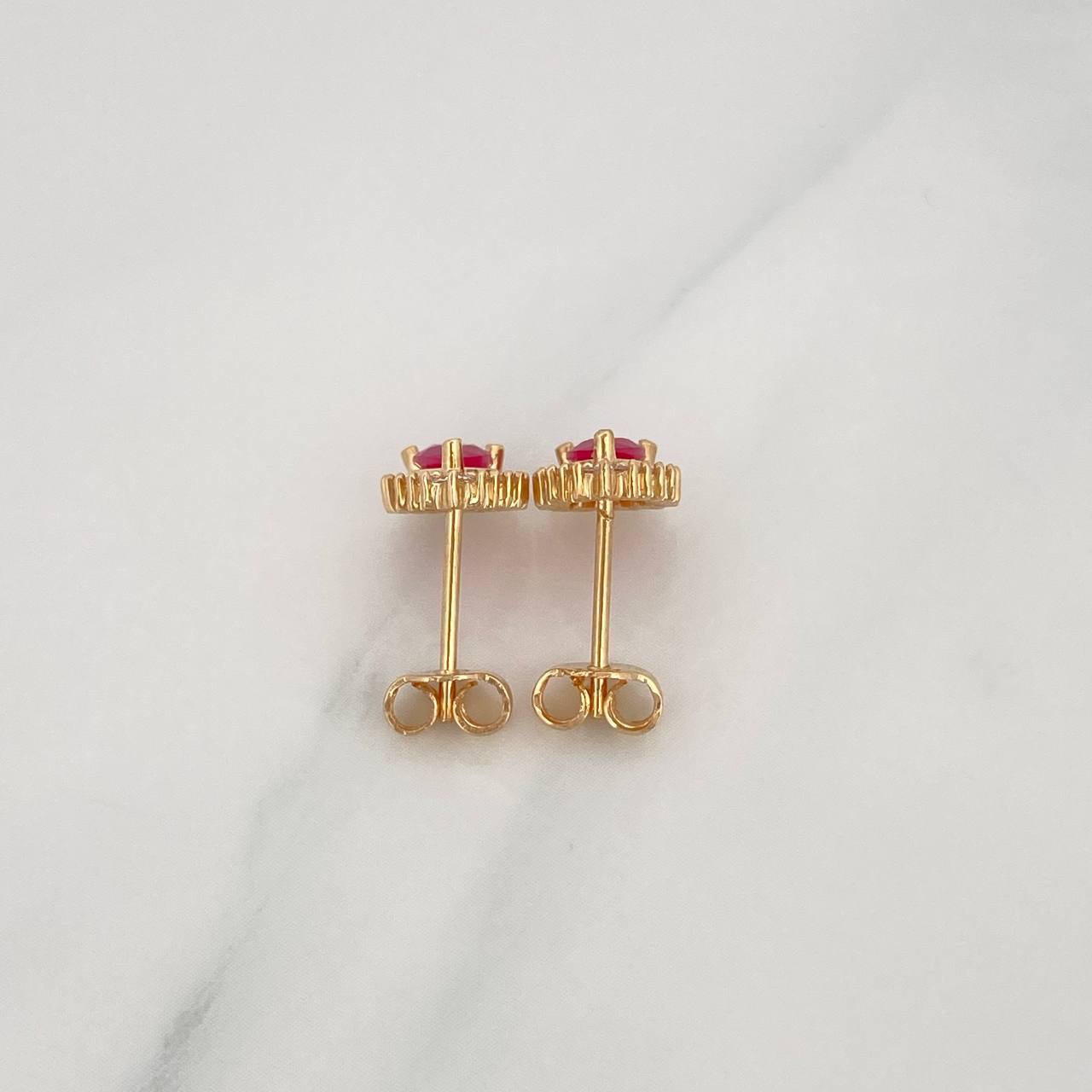Topos Halo Gota 2.15g / in / 7.5mm Oro Amarillo 18K