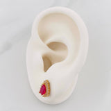 Topos Halo Gota 2.15g / in / 7.5mm Oro Amarillo 18K
