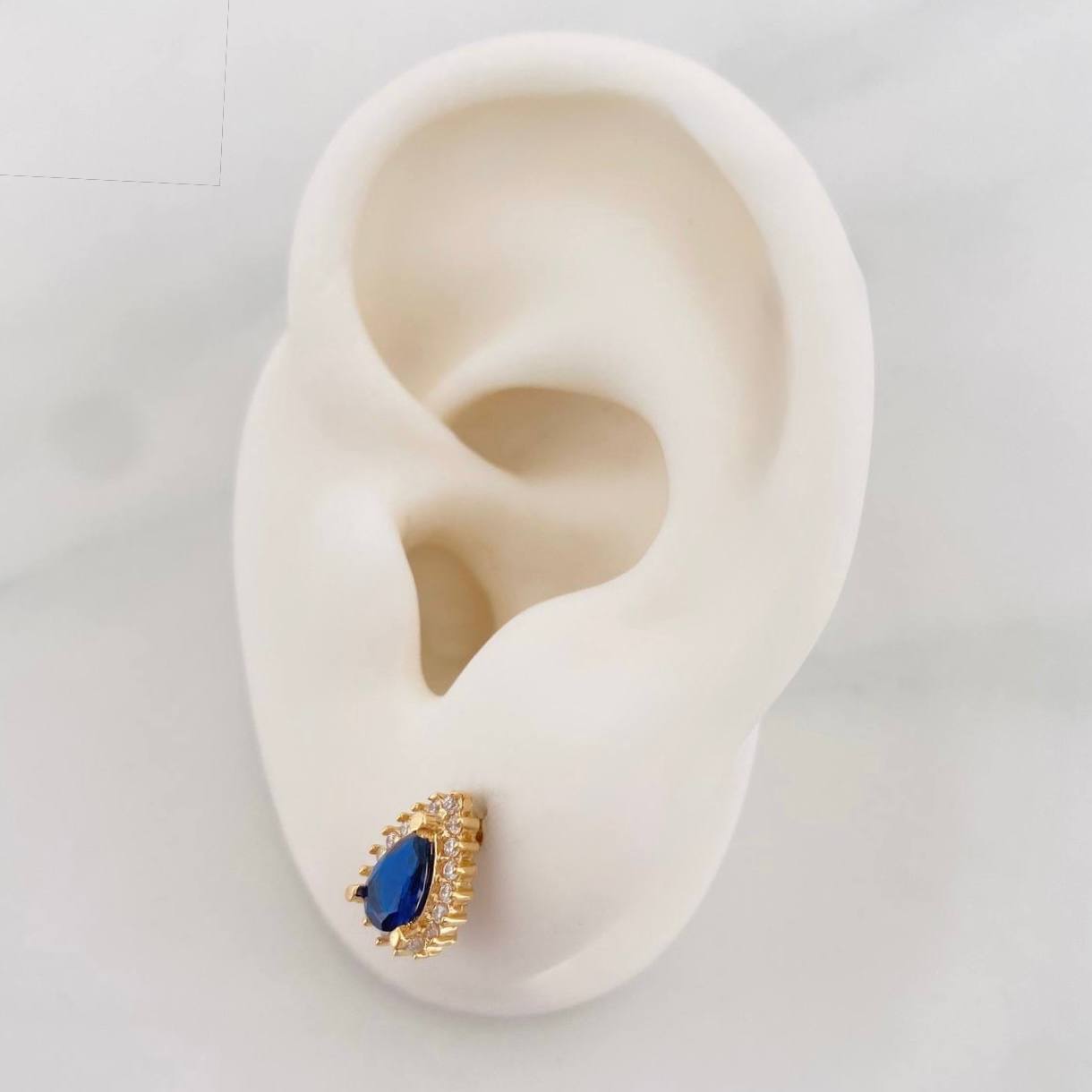 Topos Halo Gota 2g / in / 7.5mm Oro Amarillo 18K
