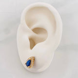 Topos Halo Gota 2g / in / 7.5mm Oro Amarillo 18K