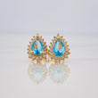 Topos Halo Gota 1.95g / in / 7.5mm Oro Amarillo 18K