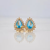 Topos Halo Gota 1.95g / in / 7.5mm Oro Amarillo 18K