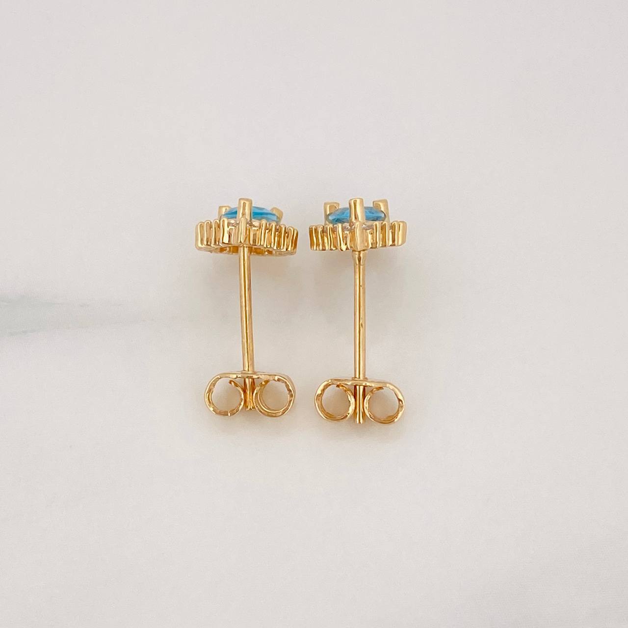 Topos Halo Gota 1.95g / in / 7.5mm Oro Amarillo 18K