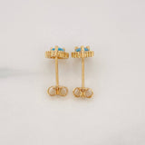 Topos Halo Gota 1.95g / in / 7.5mm Oro Amarillo 18K