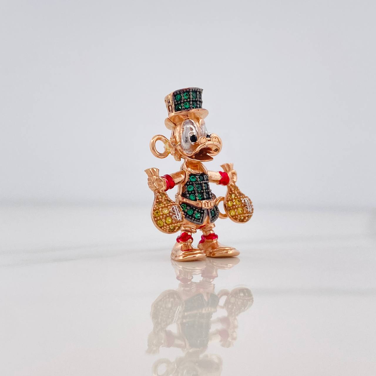 Charm Duck Money Bags 6.05g / 1 in Three 18K Golds