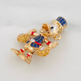Charm Duck Money Bags 5.85g / 1 in Three 18K Golds