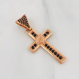 Pendant Screw Cross 3.9g / 1 1/2 in 18K Rose Gold
