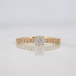 Churumbela Solitaire Ring 1.45g / T6 1/4 Yellow Gold 18K