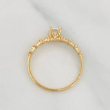 Churumbela Solitaire Ring 1.45g / T6 Yellow Gold 18K