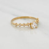 Churumbela Solitaire Ring 1.45g / T6 Yellow Gold 18K