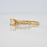 Churumbela Solitaire Ring 1.45g / T6 Yellow Gold 18K