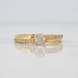 Churumbela Solitaire Ring 2.4g / T7 3/4 Yellow Gold 18K