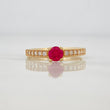 Churumbela Solitaire Ring 2.5g / T7 Yellow Gold 18K