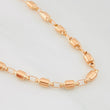 Cadena Rustica Barril 15g / 24 in / 4.5mm Oro Rosa 18K