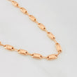 Cadena Rustica 14.45g / 24 in / 4.5mm Oro Rosa 18K