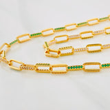 Paperclip Chain 26.2g / 26 in / 4.45mm 18K Yellow Gold