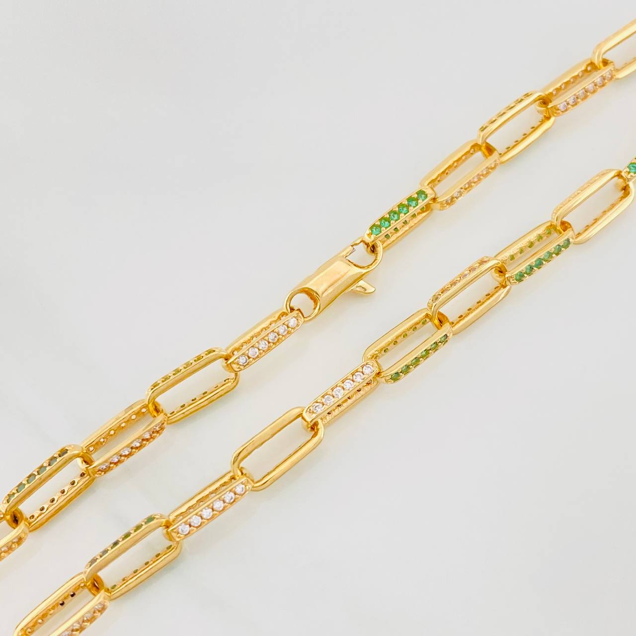 Paperclip Chain 26.2g / 26 in / 4.45mm 18K Yellow Gold