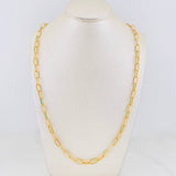 Paperclip Chain 26.2g / 26 in / 4.45mm 18K Yellow Gold