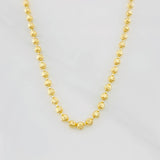 Military Half Moon Chain 10.95g / 20 in / 2mm 18K Yellow Gold