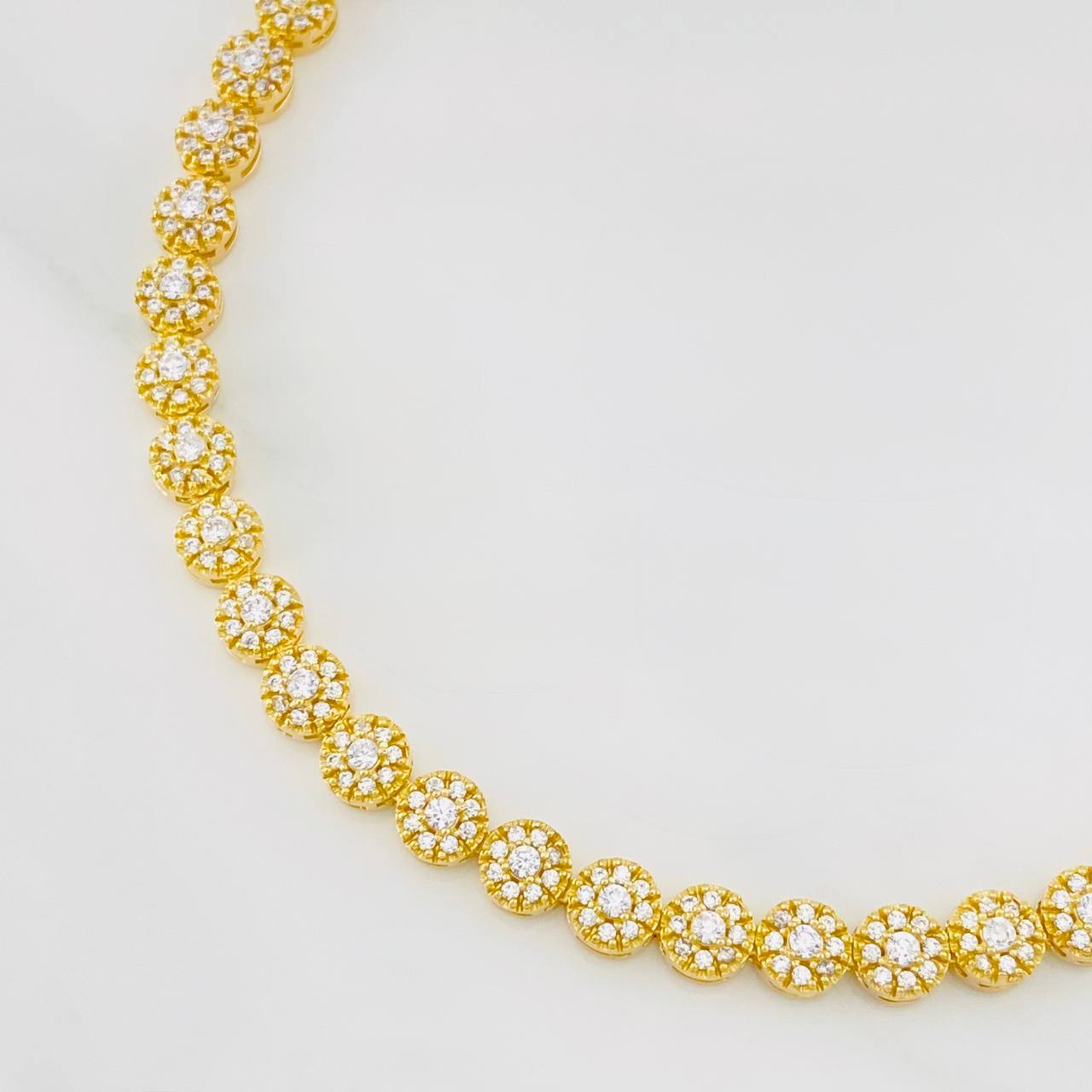 Tennis Bracelet 12.3g / 7 1/2 in / 5.15mm Yellow Gold 18K