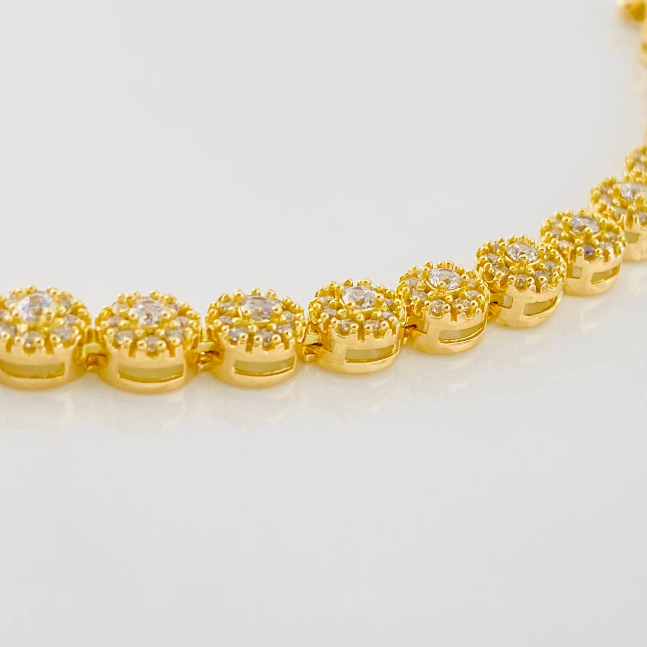 Tennis Bracelet 12.3g / 7 1/2 in / 5.15mm Yellow Gold 18K