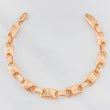 Rustic Crown Bracelet 9.35g / 8 in / 7.4mm Rose Gold 18K