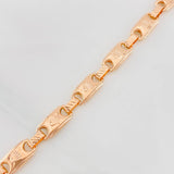 Rustic Crown Bracelet 9.35g / 8 in / 7.4mm Rose Gold 18K