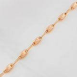 Rustic Bracelet 4.6g / 8 in / 3.65mm Rose Gold 18K