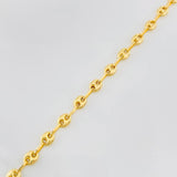 Tobillera GC 3.15g / 10 1/4 in / 4mm Oro Amarillo 18K