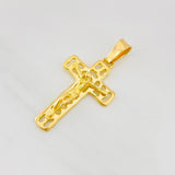 Dije Cruz Cristo 2.95g / 1 1/2 in Oro Amarillo 18K