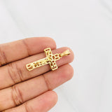 Dije Cruz Cristo 2.95g / 1 1/2 in Oro Amarillo 18K