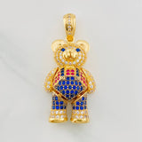Articulated Bear Pendant 13.6g / 1 3/4 in Yellow Gold 18K