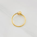 Anillo Tu y Yo 1.25g / T8 Tres Oros 18K