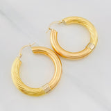 Candongas Adel 6.1g / 1 1/4 in Tres Oros 18K