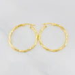 Candongas Siena 1.7g / 1 1/4 in Oro Amarillo 18K