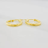 Candongas Nilo 1.15g / 3/4 in Oro Amarillo 18K