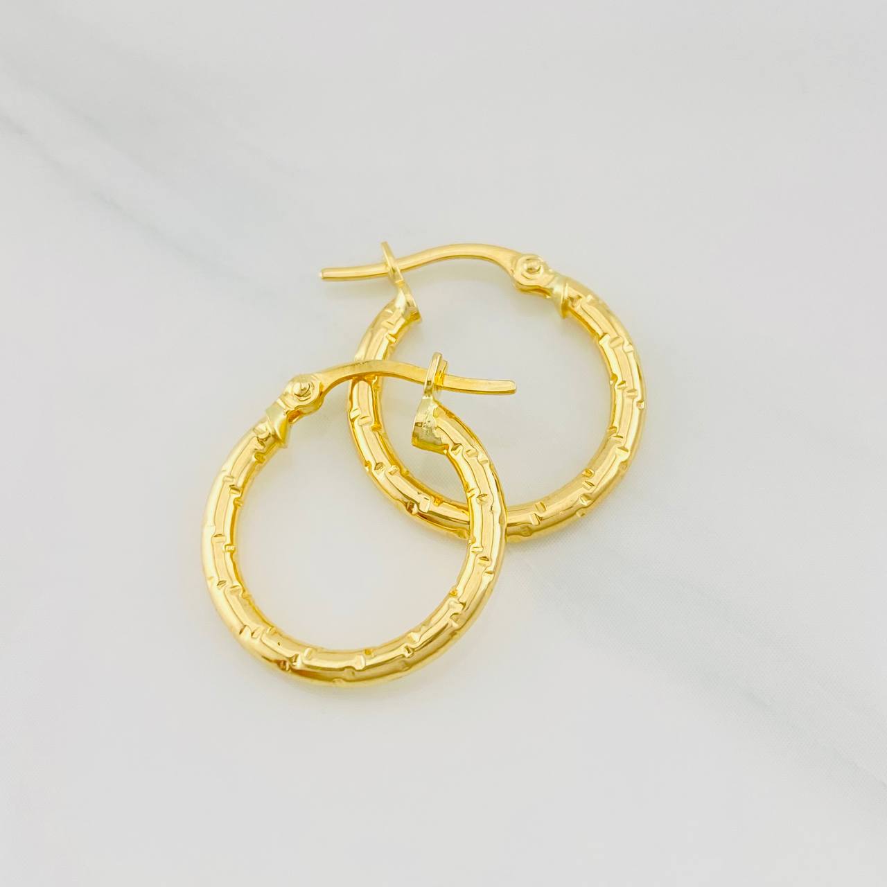 Candongas Maribel 1.25g / 3/4 in Oro Amarillo 18K