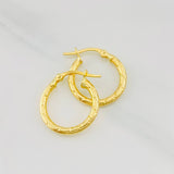 Candongas Maribel 1.25g / 3/4 in Oro Amarillo 18K