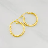 Candongas Maribel 1.25g / 3/4 in Oro Amarillo 18K