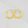 Candongas Melcocha 1.15g / 3/4 in Oro Amarillo 18K