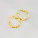Candongas Melcocha 1.15g / 3/4 in Oro Amarillo 18K