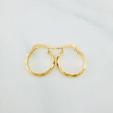 Candongas Nia 1.3 g / 3/4 in Oro Amarillo 18K